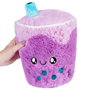 Squishable Comfort Food Purple Bubble Boba Tea Drink 12" Plush